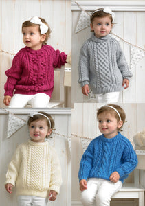 Stylecraft 4175  Aran Sweaters