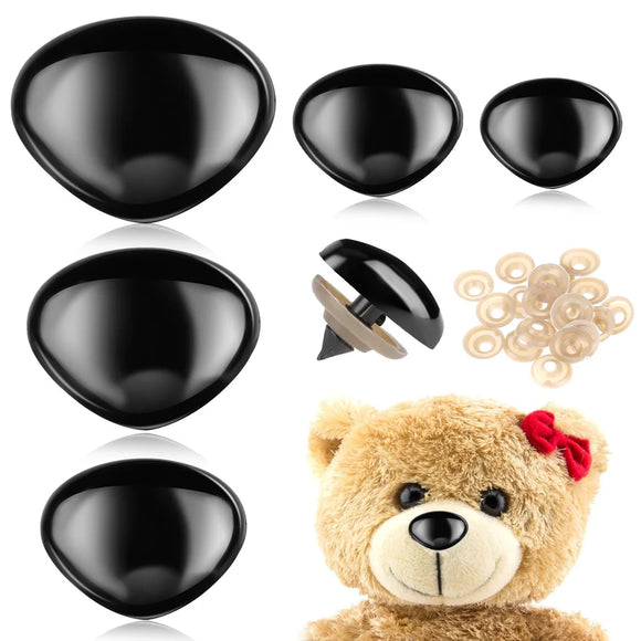 20 Teddy Bear Safety Noses - 5 sizes available