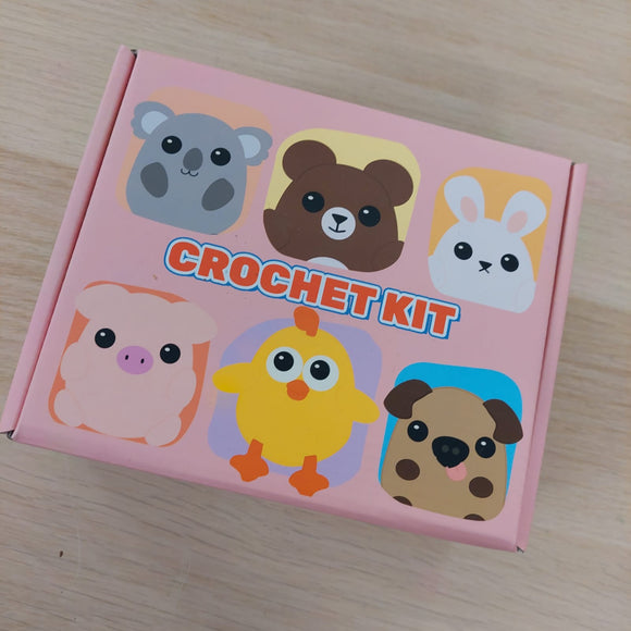 3 Cute Animals Crochet Kit