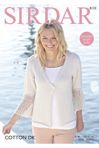 Sirdar 8122 Jacket in Cotton DK