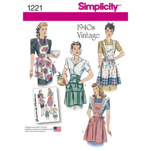 1221 Ladies Vintage Aprons