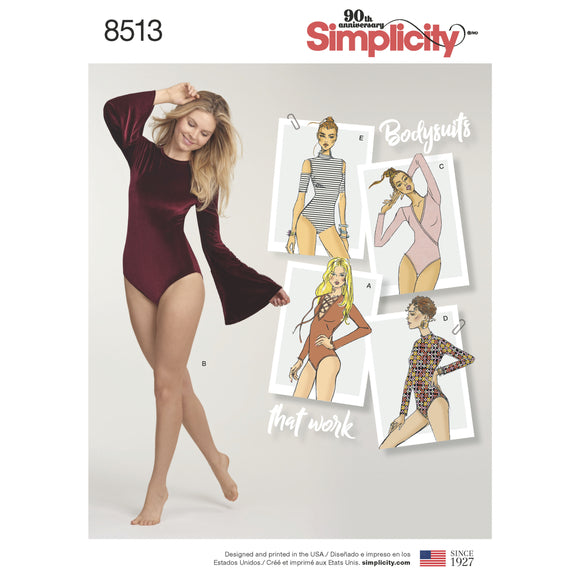 8513 Ladies Knit Bodysuits