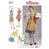 8571 Ladies Vintage Aprons