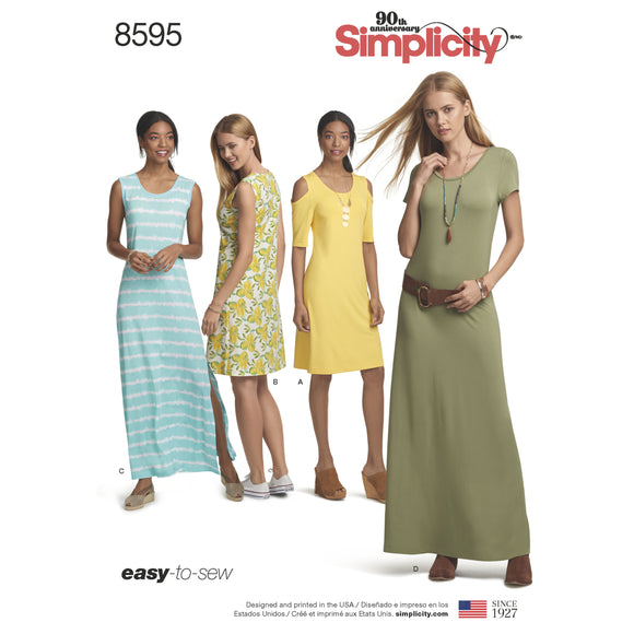 8595 Ladies Knit Dresses