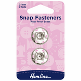 Sew-On Snap Fasteners 21mm