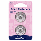 Sew-On Snap Fasteners 25mm