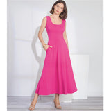 8874 Ladies Women's Dresses for knit fabrics