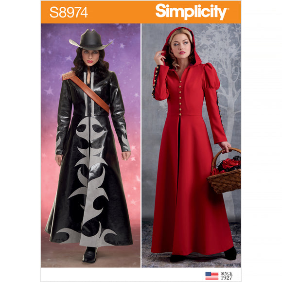 8974 Ladies Cosplay Coat Costume