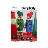 9672 Children's Robes, Top, Trousers, Hat and Slippers in Sizes S-M-L